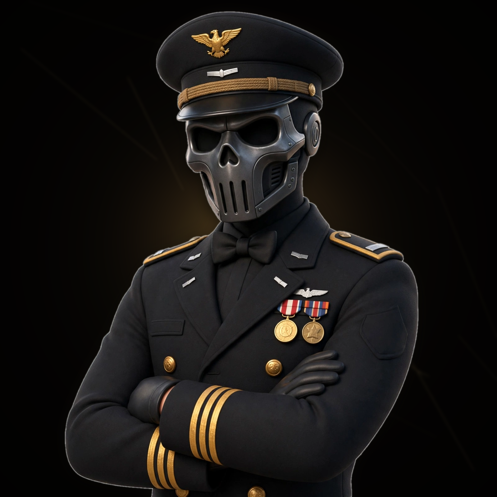 Ltlethel — skull-mask officer avatar